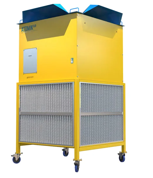 ATOMIKAIR with the optional Summer Hood air deflector on top.